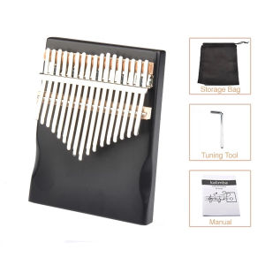 Kalimba 17 Key Thumb Piano Acoustic Finger Piano Music Instrument Set