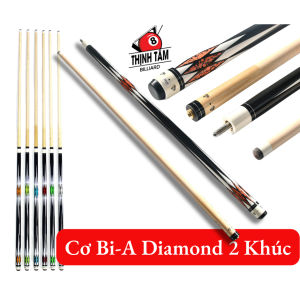 Cơ Bida 2 Khúc Diamond Gậy Bi-A Lỗ Líp Đài Loan
