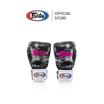 Fairtex นวมชกมวย BGV1 Universal Gloves รุ่น Dark Cloud นวยมวยหนังแท้ กระชับ ป้องกันการกระแทก นวยต่อยมวยสำหรับฝึกซ้อมหรือแข่งขัน