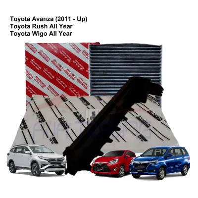 Cabin Filter Cover with Cabin Filter for Toyota Avanza (2011 - Up) Toyota Rush All Year Toyota Wigo All Year