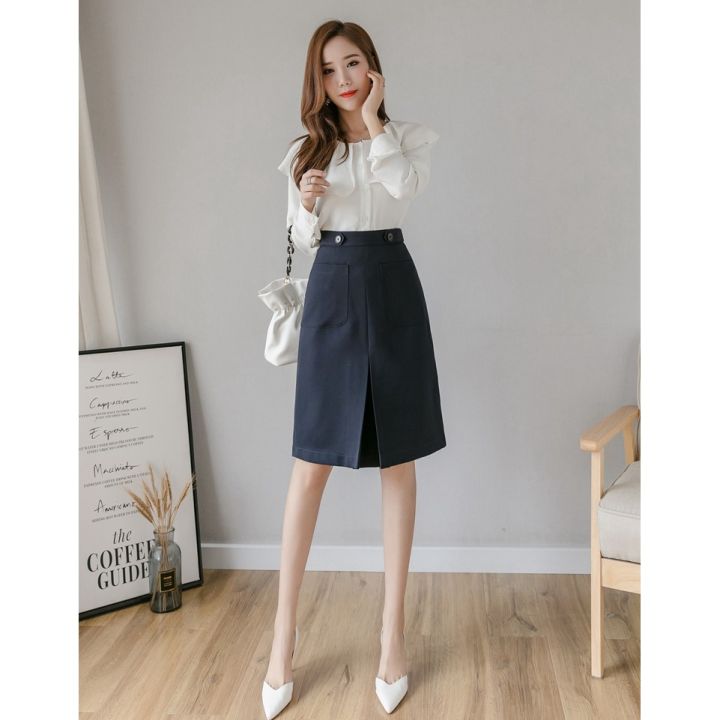 Formal skirts hot sale knee length