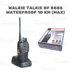 WALKIE TALKIE BF 888S WATERPROOF 10 KM (Max) 2 WAY RADIO I1150 INTERCOM HT SECURITY ALAT KOMUNIKASI