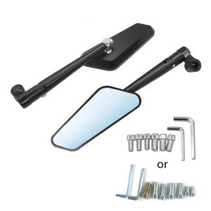 Motorcycle Handlebar Accessory: Heavy Industry Rear View Side MirrorsUniversla 1Pair