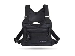 Akhtar Tas dada pria rompi tactical chest bag pelindung dada chestbag motor
