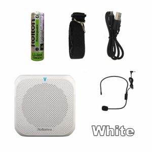 Rolton K400 Loudspeaker Microphone Voice Amplifier Booster Megaphone Speaker For Teaching Tour Guide Sales Promotion
