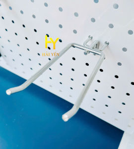 Móc đôi treo vợt pickleball tennis cầu lông treo dụng cụ sửa chữa cài bảng Pegboard khung tôn lỗ