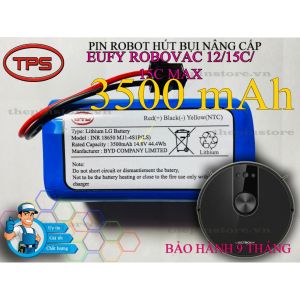 PIN ROBOT HÚT BỤI NÂNG CẤP EUFY ROBOVAC 12/15C/15CMAX BẢO HÀNH 9 THÁNG