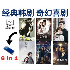 USB Flash Drive Korean Drama 奇幻韩剧 我的女友是九尾狐 + 主君的太阳 + W一两个世界 + 鬼怪 + 德鲁纳酒店 + 大发不动产 韩语中字