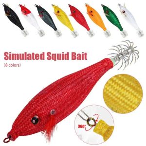 ADREE Glow in Dark Floating Squid Jig Artificial Plastic Plastic Squid Bait High Quality Multicolor Jigging Fishing Lure Sea Fishing