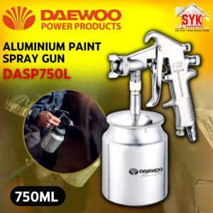 SYK Daewoo DASP750L 750ml Paint Air Spray Gun Aluminium Pneumatic Paint Sprayer Cup Spray Gun Electric Penyembur Cat