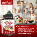 Biofinest Tongkat Ali 500mg - Maca Root Horny Goat Weed Saw Palmetto Tribulus L Arginine - Energy Stamina Vitality Endurance - Longjack (Eurycoma Longifoli) Extract Male Enhancement Supplement - Made in USA (180 Veg. Capsules). 