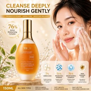 [ READY STOCK ] TRUU 76 Probiotics Amino Purifying Cleanser 150g TRUU 童 76酵母胺基酸淨膚潔顏露 Gentle Purifying Face Wash with Yeast Amino Acid for Sensitive Skin