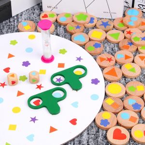 Permainan Meja Kanak Kanak Cari Bentuk Puzzle Latih Fokus Visual Mainan Edukasi Pra Sekolah Little Detective Visual Concentration Puzzle Matching Kindergarten Board Games小侦探找图形视觉专注力幼配对认知脑力开发儿园小中班益智区儿童桌游棋类玩教具 E104