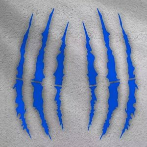 MIRELINA Vinyl Motorcycle Stickers Demon Claw Covering Scratches Helmet Stickers Demon Style Solid Color Car Vinyl Stickers Vehicle Decoration