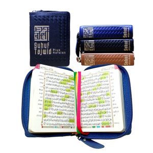 Al-Quran SUHUF Tajwid Plus Hafalan Uk Mini A7 Alquran Santri Utsmani Saku Resleting Waqaf dan Ibtida