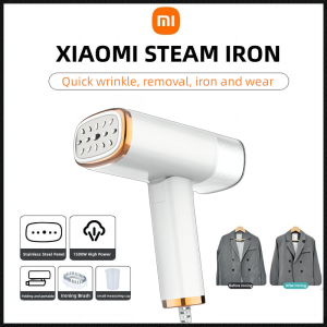 Xiaomi Steam Iron Handheld Folding Mini Portable Steam Iron Wet Clothes Ironing Machine Quick Heating Spray Water Wrinkle Removal Disinfection