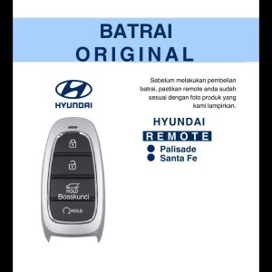 Baterai Remote Kunci Keyless Hyundai Santa Fe Palisade Original Panasonic