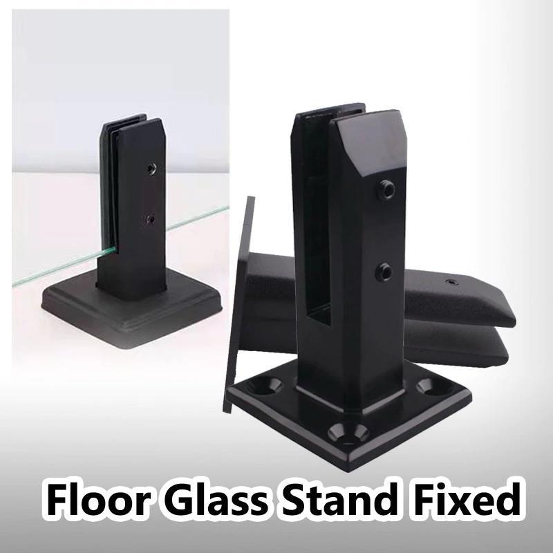 Html Panel Layout Methods 304 Stainless Steel Glass Clamp Heavy Duty Glass Holder Balcony Railing ...