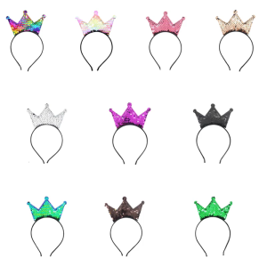 Sequined hairhoop cho tiệc sinh nhật cho trẻ em lấp lánh headbands cho lễ hội bé gái tập đi và carnivals thu thập