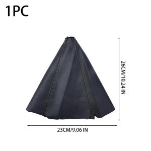 Shift Lever Dust Cover Synthetic Leather Car Gear Shift Collars Universal Auto Manual Stick Shifter Cover Modification Accessory