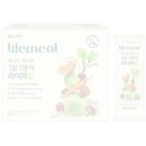 Erom Dr Hwang Lifemeal Raw Meal Shake 14P 80+ Vegan Superfoods Korean Healthy Meal Replacement Zinc