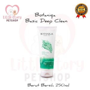 BOTANIQA Basic Deep Clean Shampoo 250ml | Shampo pembersih mendalam anti bau melembutkan dan menyegarkan bulu