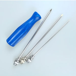 Trocar Universal - Alat Penghilang Kembung Pada Kambing Domba Kuda Babi -Isi 3 jarum