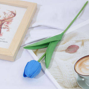 Hoa tulip giả PAVAVA PU cao cấp Decor nhà cửa chụp ảnh có nhiều màu bông nhân tạo trang trí đám cưới cầm tay cô dâu
