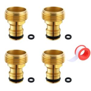 Bộ Điều Hợp Vòi đầu đực bằng thép không gỉ 3/4inch đa năng cho đầu nối ống nước tưới vườn và phụ kiện tưới nước