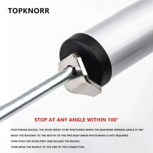 RGFV Automatic Rebound Pneumatic Door Closer Anti-Pinch Silent Buffer Automatic Buffer Mounting Screws Durable Spring Return Device Home Use