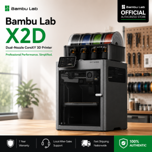 Bambu Lab X2D Combo 3D Printer | High Speed Multi Color AMS Compatible