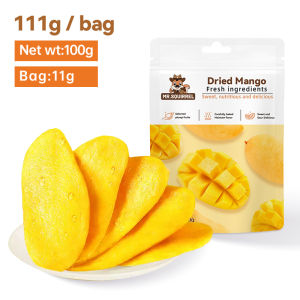 Mr.Squirrel Dried Mangoes Fruit Snack Ready to Eat Pure and Natural Dried Mango 200g/100g