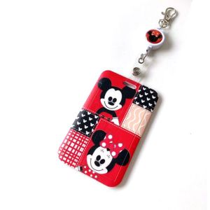 WPOT Korean Ins style Cartoon Little bear Meal Card Credit ID Card Card Holder Card Case Bus Card Cover Retractable Buckle