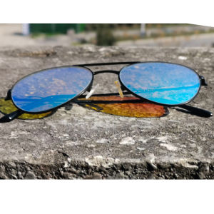 SHINU Color Blindness Glasses for Men Color Blind Corrective Glasses for Men Red-Green Blindness Eyeglasses Fashion sunglasses miorror coating