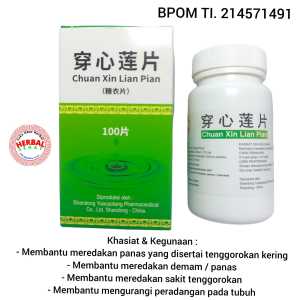 Chuan Xin Lian Pian 100 Tablet - PT. Tunas Bumi Perkasa