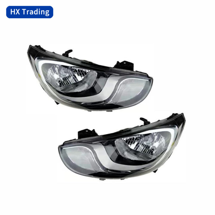 Hyundai Accent Headlight 2011-2018/Sedan Hatchback/Reflector/Bumper ...