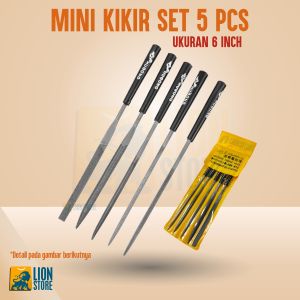 VHT Alat Pisau Kikir Mini 6" / 6 INCHI Diamond Needle Files Carving Mainan Figure Anime isi 5 pcs