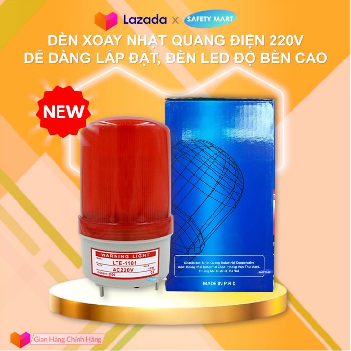 [BÁN CHẠY] Đèn xoay cảnh báo chống tai nạn Nhật Quang LTE-1101 chạy ...
