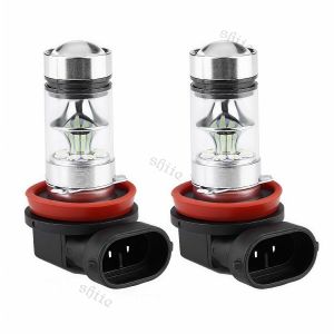 Multi Fit LED Fog Light H11 H8 H9 H16 55W High Power Dual Color White Yellow Waterproof