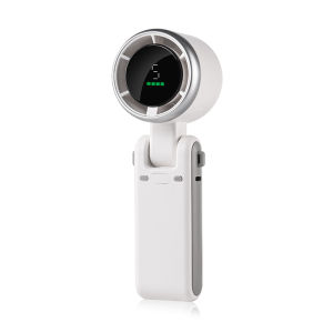 SUPER Turbo Portable Handheld Fan Strong Wind 5 Gear Wind Speed Mini USB Rechargeable Wearable Desktop Fan Long Range
