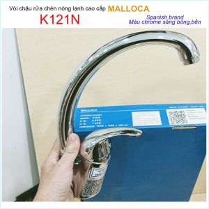 Xả kho Vòi chậu Malloca K121N vòi chậu chén nóng lạnh Malloca giá tốt chất lượng tốt