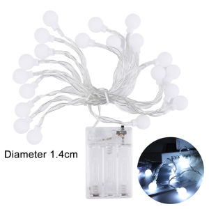 10-50LED Battery Power LED Ball Garland String Lights Flash Indoor Holiday Lamp Christmas Holiday Wedding Party Light Decoration