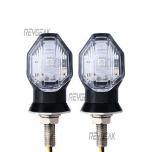REYGEAKT Motorcycle Led Turn Signal Indicators Light For Honda Click Wave Alpha Adv Pcx 160 150 Beat Cbr Rs150 Winner Supra-Gtr 150
