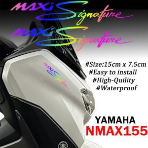 YAMAHA NMAX155 Signature Stiker Motor Head Sticker nmax 155 Logo waterproof sunscreen Motorcycle Accessories