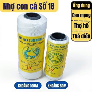 Dây thả diều số 18 dây nhợ nilon dùng thợ hồ xây dựng đan lưới đánh cá