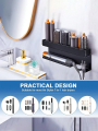 Suitable for Dyson Airwrap Wall-Mounted Shelf Dryer and Hair Curler Holder Storage Rack Hair Care Tool Organizer Stand Bracket. 