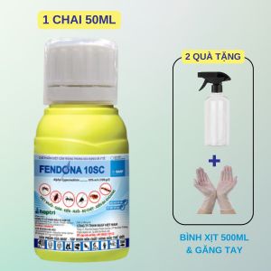 Combo Thuốᴄ xịt chống muỗi gián kiến ba khoang ruồi Fendona 10SC 50ml không mùi dùng trong nhà an toàn