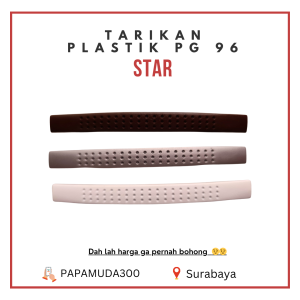 Handle Lemari Tarikan Pintu Lemari Handle Laci Plastik Silver Brown White 10cm