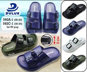 Sandal Slip-On Flip Flop Slop Pria Dewasa Merek:DULUX