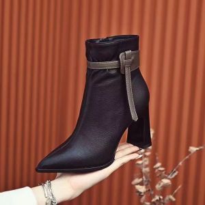greatfunny Fashionable High Heel Womens Boots Slim Slim Boots High Heel Boots Womens Fashion High Heels